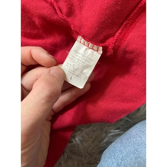 Coca-Cola Collection Doe Hoodie Size L Red Zip-Up Vintage Graphic Y2K Logo - Picture 4 of 4